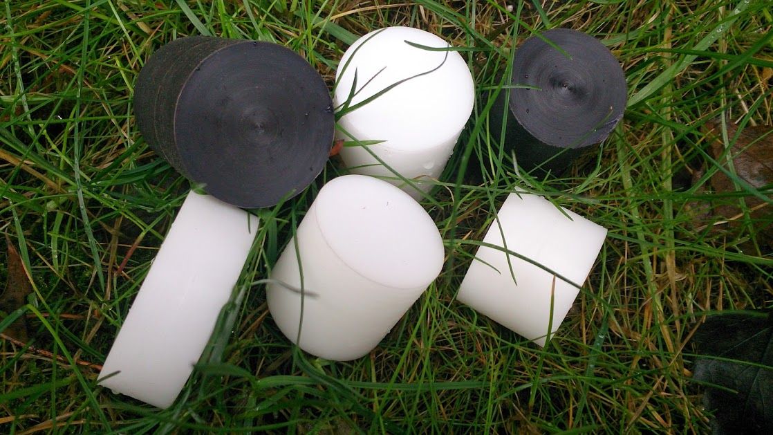 PA6 PA6G APA silon POM PTFE silonové tyče desky POM - Polyoxymetylén TYČE KRUHOVÉ v délce 1000mm pr. 90 mm plmont